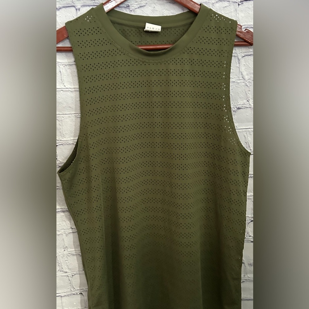 ZYIA Active womens size XL olive green Chill tank